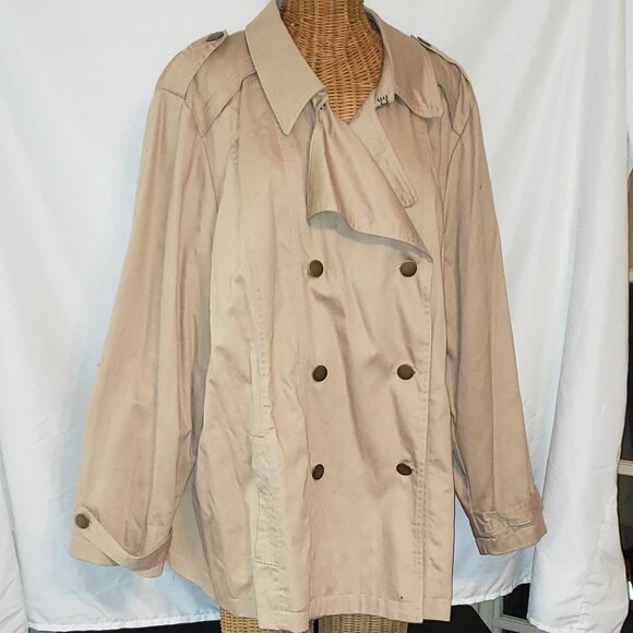 Jessica London Jackets & Blazers - EUC Ladies JESSICA LONDON Short Trench Coat - 26